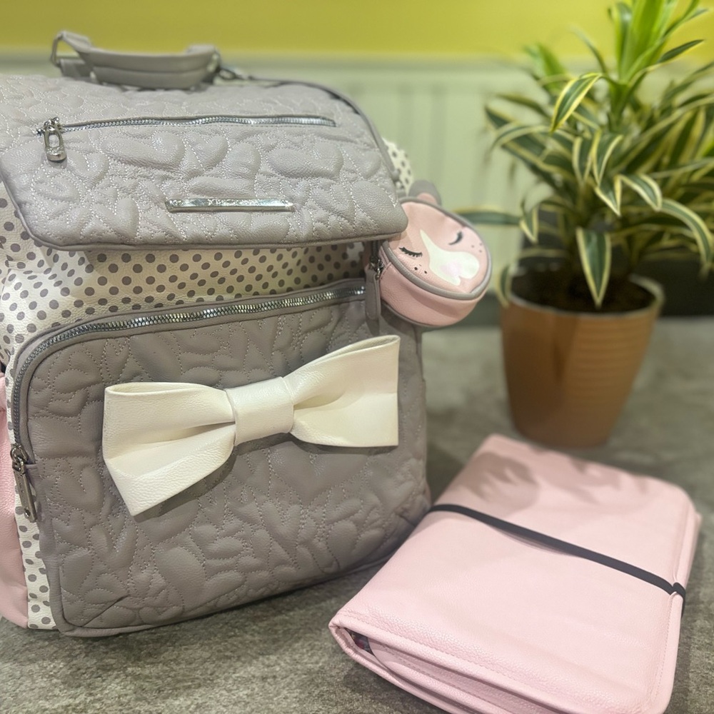 Betsy Johnson Diaper Bag with Changing Pad